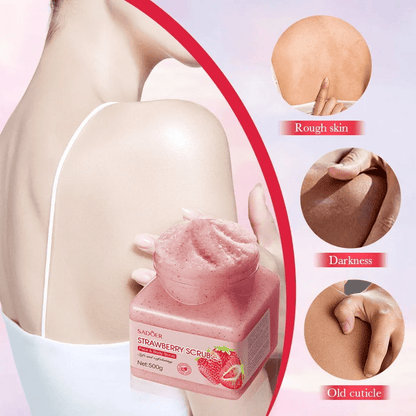 SADOER Strawberry Scrub – Face & Body Scrub (500g) 🍓 - CÉNIDEALS